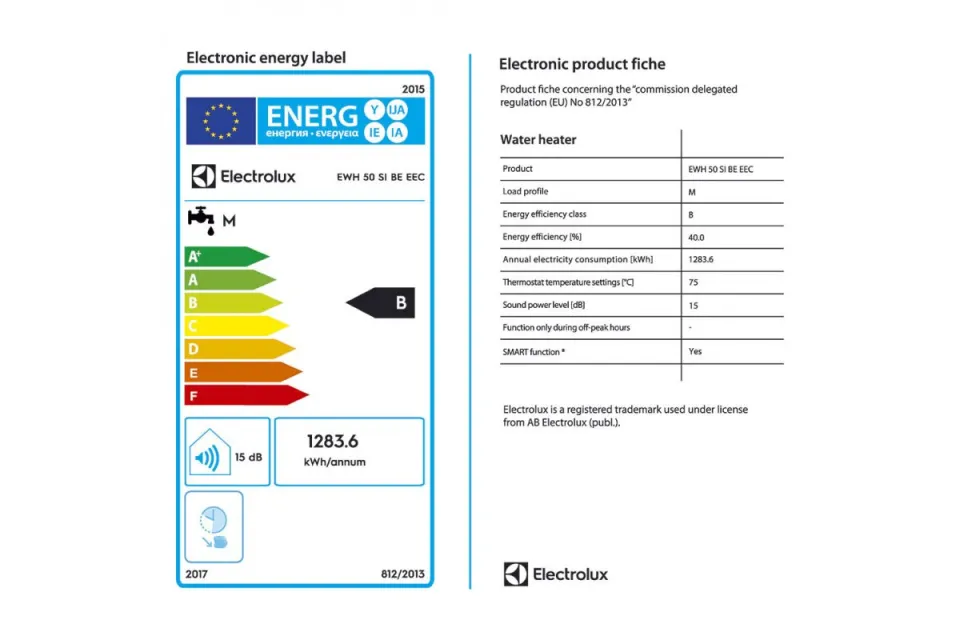 Мултипозиционен бойлер Electrolux EWH 50 SI BE