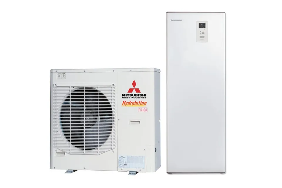 Термопомпа Mitsubishi Heavy Hydrolution HMA100-S/FDCW100VNX-A All-in-one, 10 kW, отопление, охлаждане и БГВ
