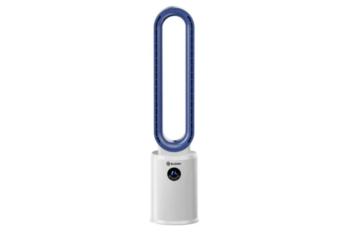 Безвитлов колонен вентилатор Eldom Breeze FFC White