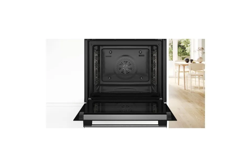 Фурна за вграждане Bosch HBA574BS3 Серия 4, Пиролиза, 71 л, Клас А+