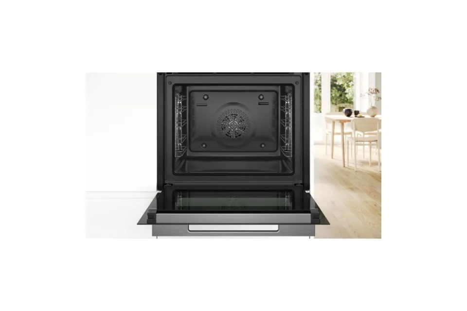 Фурна за вграждане Bosch HBG7741W1 Серия 8, Пиролиза, 71 л, Клас А+