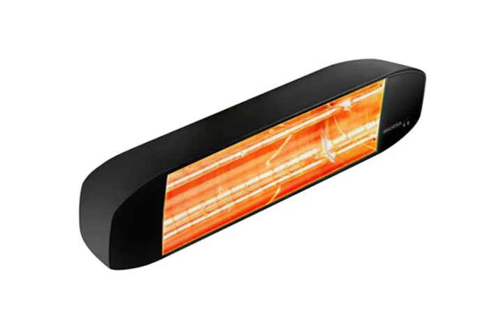 Инфрачервен нагревател Heliosa 11 11FM20X5-ALC Amber 2000W, черен, за открити площи