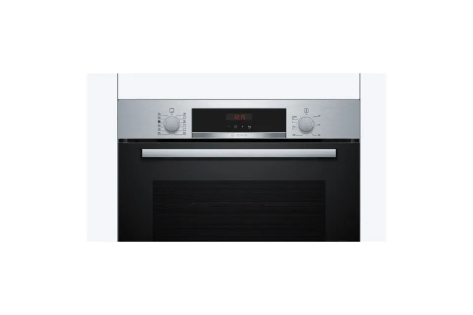 Фурна за вграждане Bosch HQA574ES3 Серия 4, 71 л, Клас А+, Пиролиза, Пара