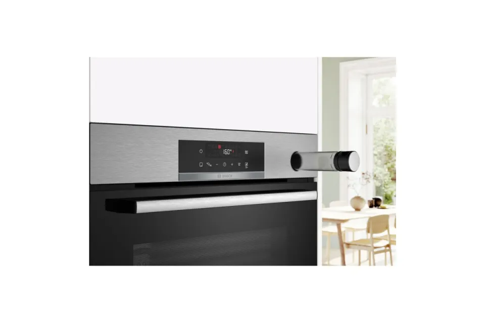 Фурна за вграждане Bosch HRG572ES3 Серия 4, Пиролиза, Пара, 71 л, Клас А+