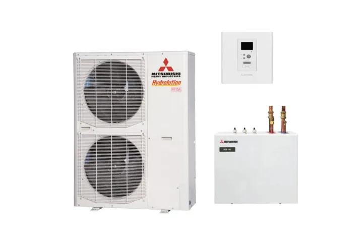 Термопомпа Mitsubishi Heavy Hydrolution HSB140/FDCW140VNX-A, 16 kW, отопление, охлаждане и БГВ