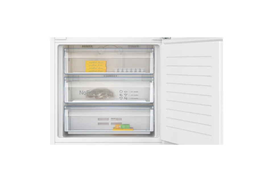 Комбиниран хладилник с фризер за вграждане Neff KB7962FE0 Серия N50, 193 см