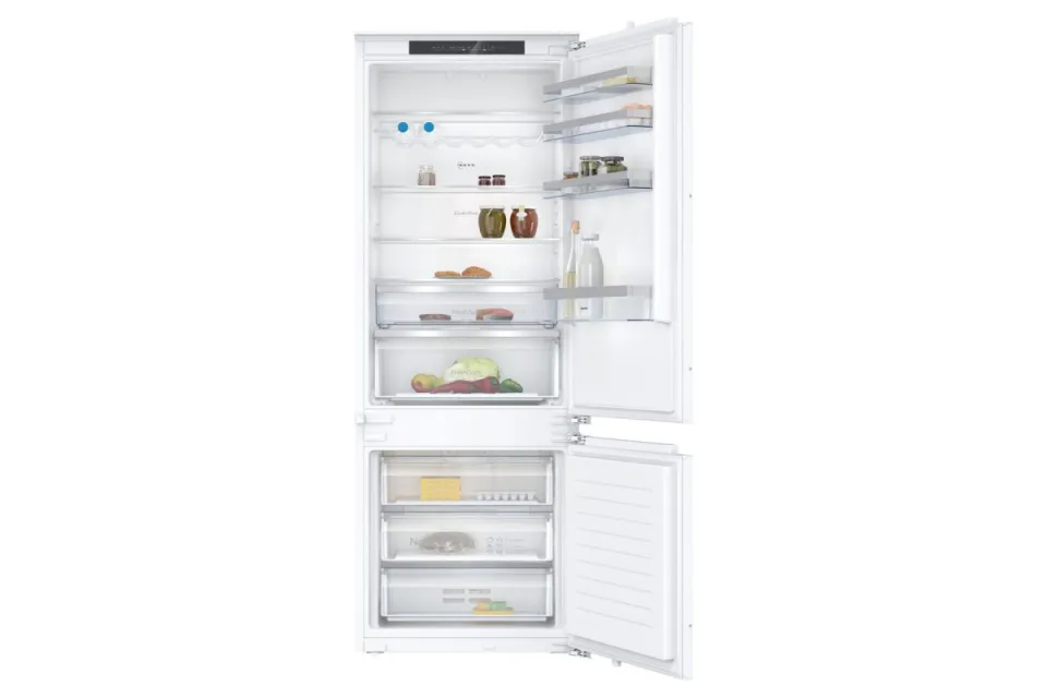 Комбиниран хладилник с фризер за вграждане Neff KB7962FE0 Серия N50, 193 см