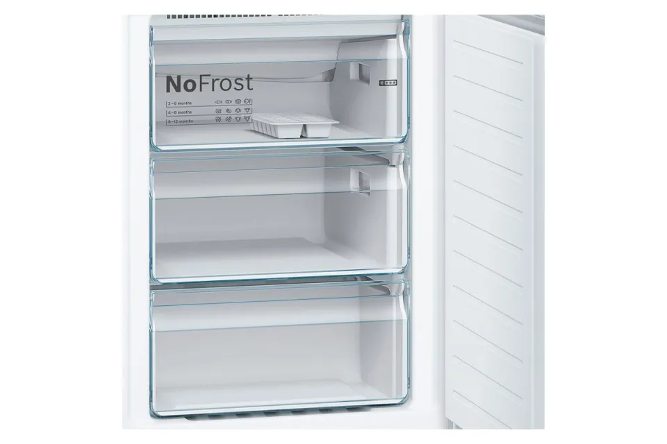 Комбиниран хладилник с фризер Bosch KGN36VLED No Frost Серия 4, 186 см