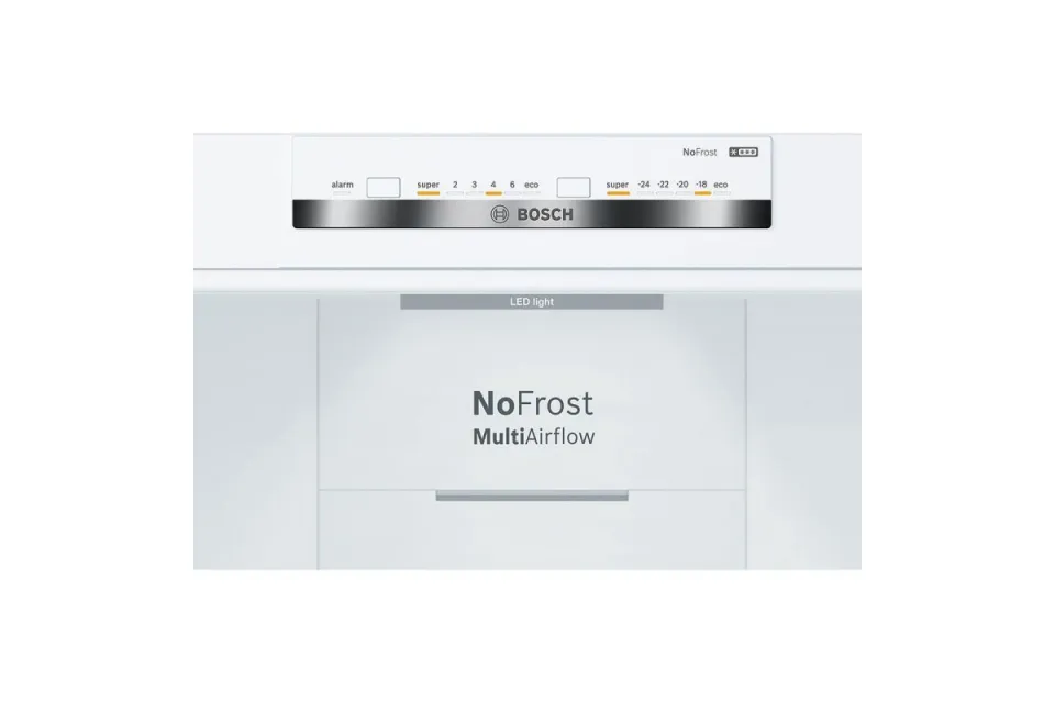 Комбиниран хладилник с фризер Bosch KGN39VWEQ NoFrost Серия 4, 203 см