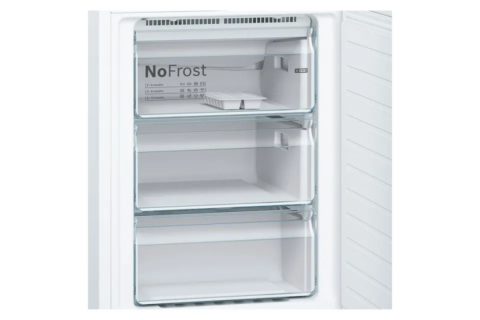Комбиниран хладилник с фризер Bosch KGN39VWEQ NoFrost Серия 4, 203 см