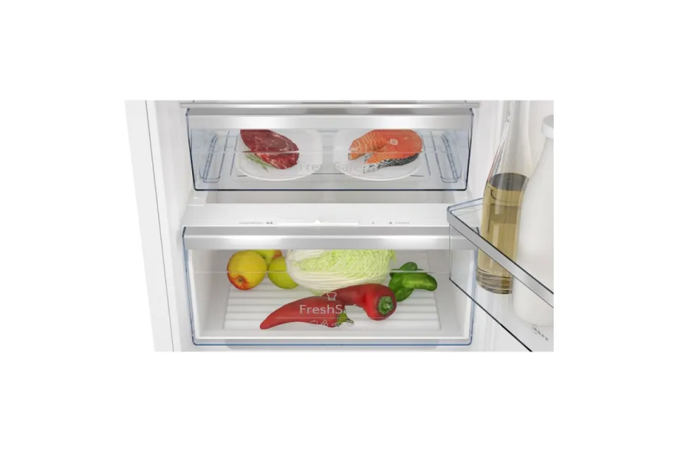 Комбиниран хладилник с фризер за вграждане Neff KI7962FD0 Серия N50, 193 см