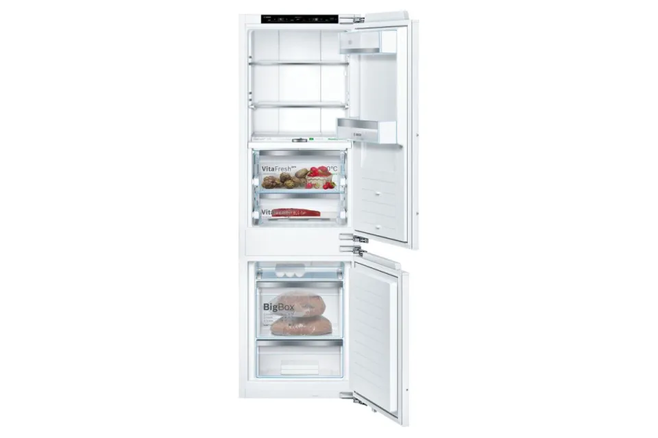 Комбиниран хладилник с фризер за вграждане Bosch KIF86PFE0 NoFrost Серия 8, 177 см