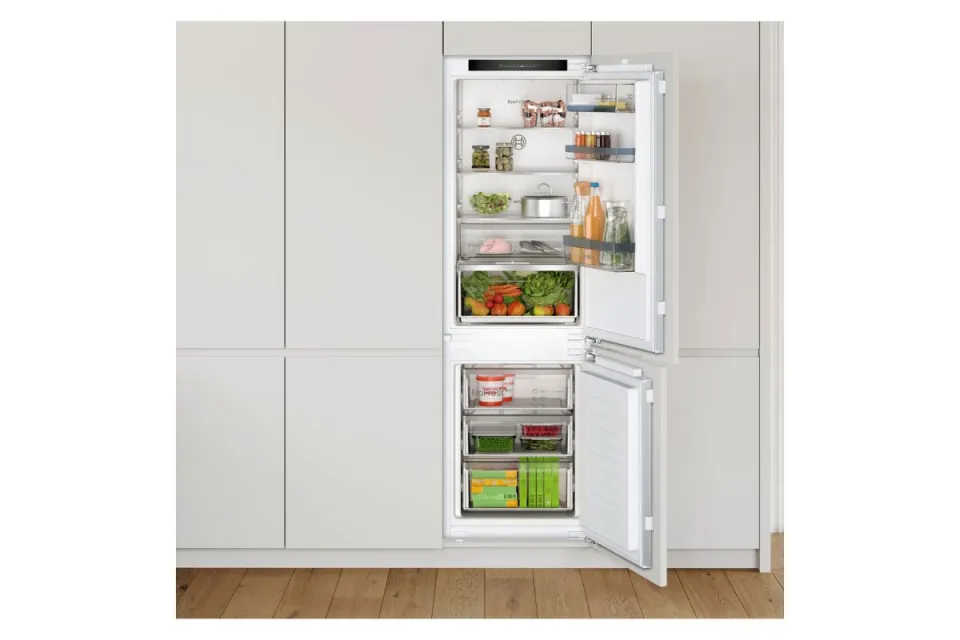 Комбиниран хладилник с фризер за вграждане Bosch KIN86VFE0 NoFrost Серия 4, 177 см