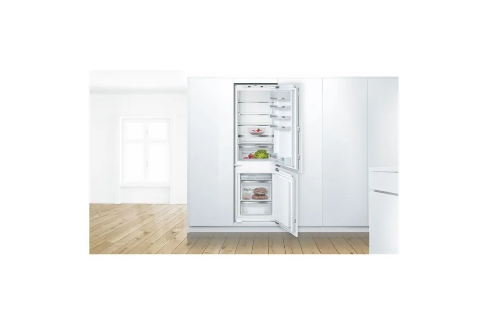 Комбиниран хладилник с фризер за вграждане Bosch KIS86AFE0 Low Frost Серия 6, 177 см
