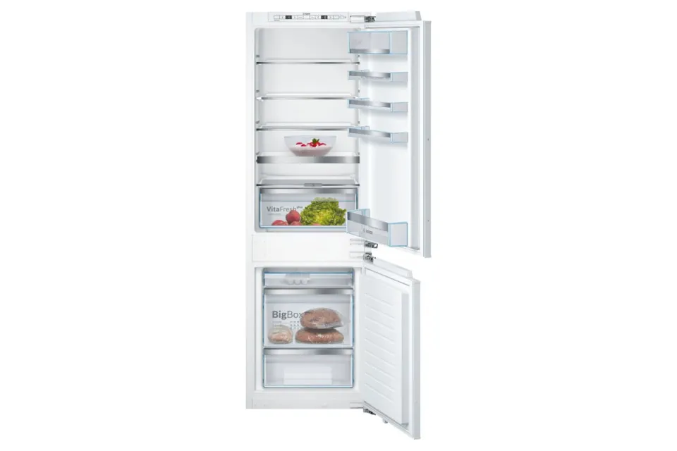 Комбиниран хладилник с фризер за вграждане Bosch KIS86AFE0 Low Frost Серия 6, 177 см
