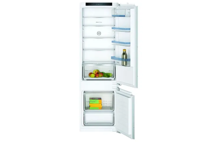 Комбиниран хладилник с фризер за вграждане Bosch KIV87VFE0 Low Frost Серия 4, 177 см