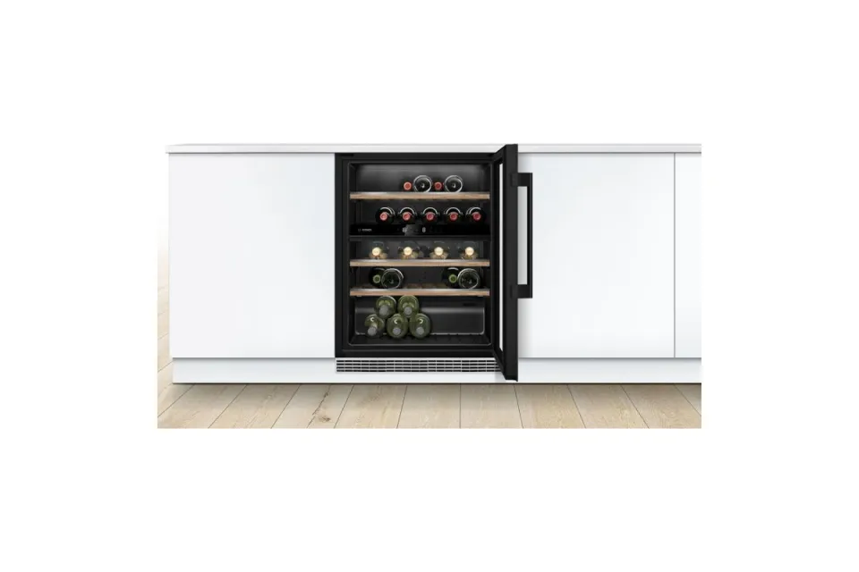 Охладител за вино за вграждане Bosch KUW21AHG0 Серия 6