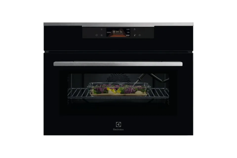 Фурна за вграждане с микровълни Electrolux KVLBE09X Серия 800 MealAssist Combiquick® , 44 л