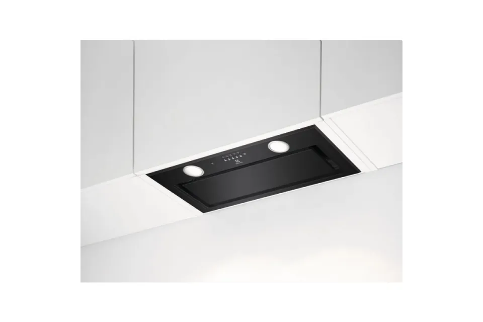 Абсорбатор за пълно вграждане Electrolux LFG716R, 700 m³/h, Hob2Hood, черен