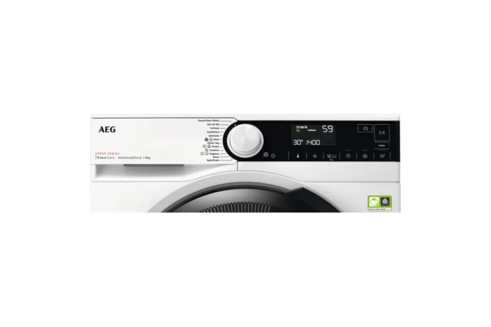 Пералня AEG LFR83844VE Серия 8000 PowerCare, UniversalDose, 1400 обр/мин, 8 кг
