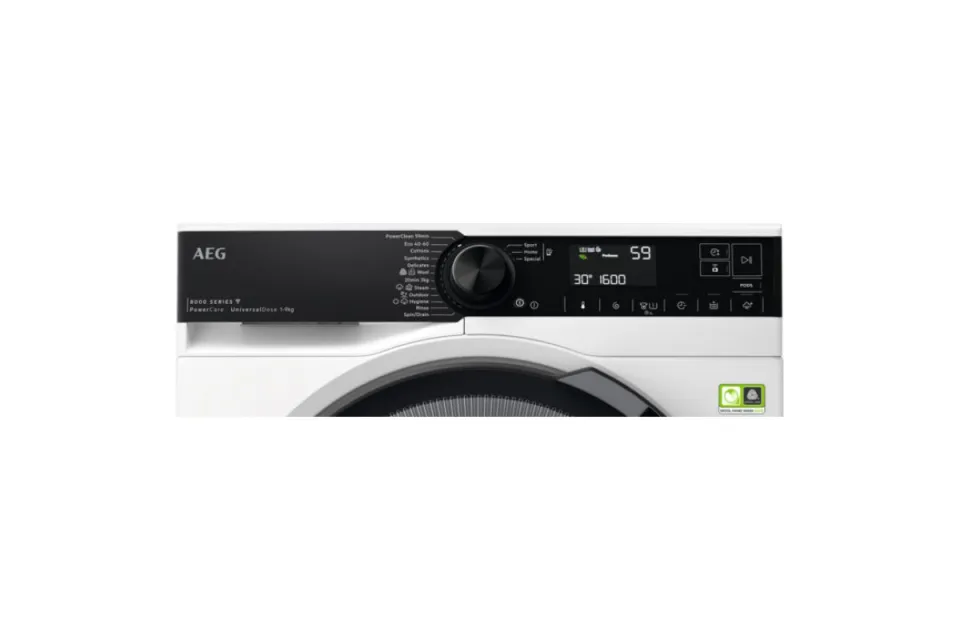Пералня AEG LFR83966OE Серия 8000 PowerCare, UniversalDose WiFi, 1600 обр/мин, 9 кг