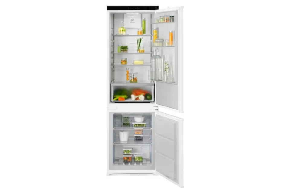 Комбиниран хладилник с фризер за вграждане Electrolux LNA7CE18S Серия 700 NoFrost, 177 см