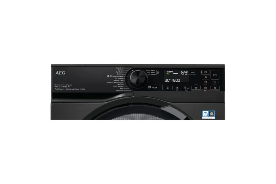 Пералня със сушилня AEG LWR73166OE Серия 7000 ProSteam®, UniversalDose WiFi, 1600 обр/мин, 10/6 кг