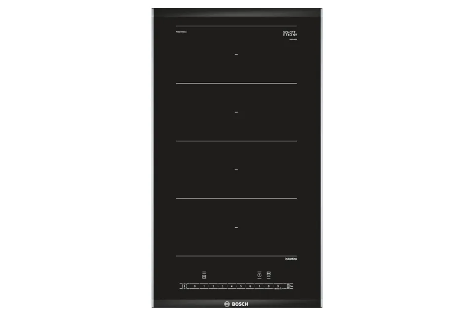 Индукционен плот за вграждане Bosch PXX375FB1E FlexInduction Серия 6, 30 см
