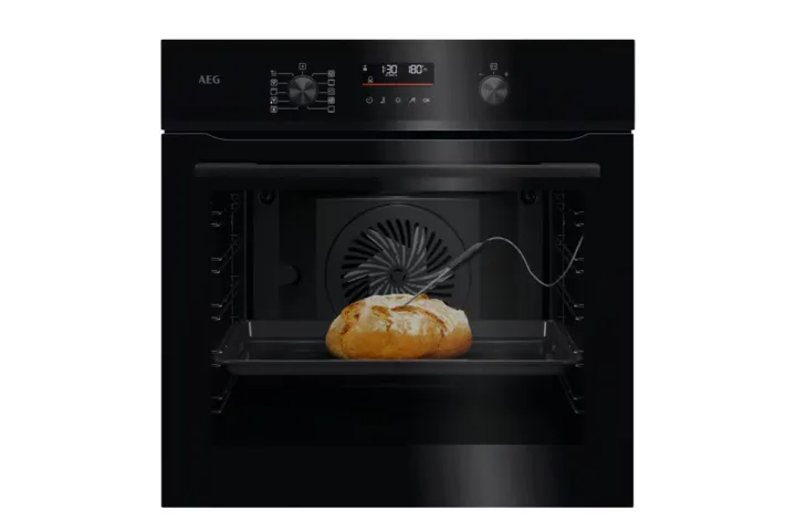 Фурна за вграждане AEG NBA5P531AB Серия 5000 SteamBake, Пиролиза WiFi, 71 л, Клас А+