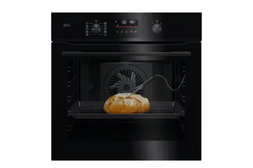 Фурна за вграждане AEG NBA5P531AB Серия 5000 SteamBake, Пиролиза WiFi, 71 л, Клас А+