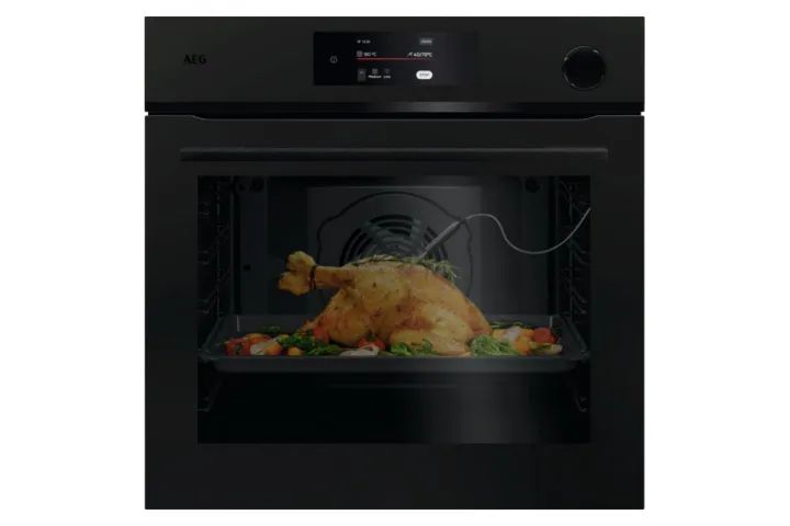 Фурна за вграждане AEG NBR7P731ST Серия 7000 SteamCrisp, Пиролиза, Пара, 72 л, Клас А++