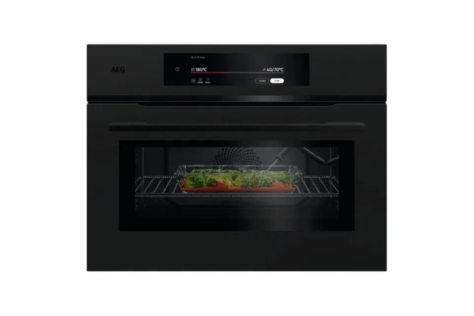Фурна за вграждане с микровълни AEG NKK9N821T Серия 9000 ProAssist, 44 л