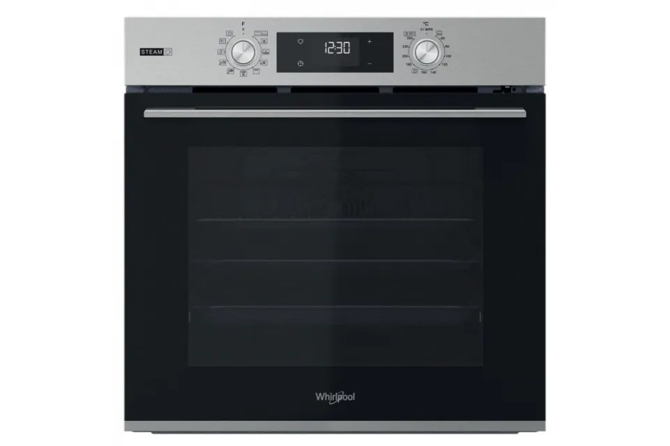 Фурна за вграждане Whirlpool OMSK58RU1SX, Пиролиза, 71 л, Клас А+