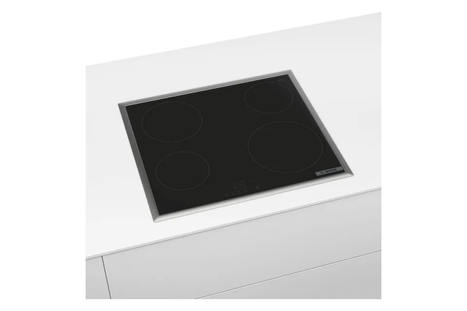 Стъклокерамичен плот за вграждане Bosch PKE645BB2E Серия 4, 60см