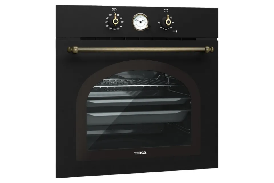 Фурна за вграждане Teka HRB 6300 антрацит / месинг, 70 л, Клас A