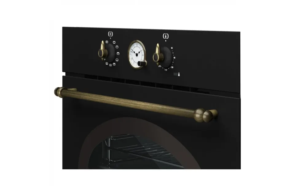 Фурна за вграждане Teka HRB 6300 антрацит / месинг, 70 л, Клас A