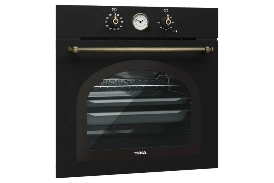 Фурна за вграждане Teka HRB 6300 антрацит / месинг, 70 л, Клас A