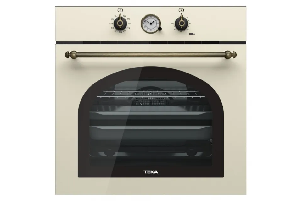 Фурна за вграждане Teka HRB 6300 ванилия / месинг, 70 л, Клас A