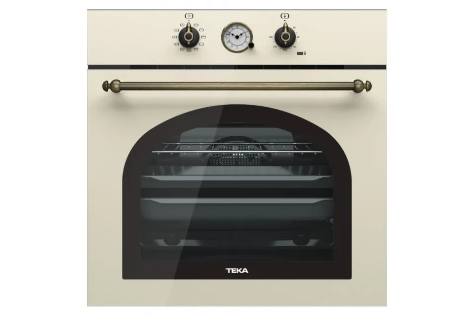 Фурна за вграждане Teka HRB 6300 ванилия / месинг, 70 л, Клас A