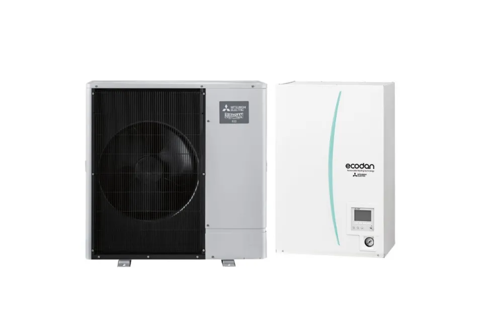 Термопомпа Mitsubishi Electric ERSF-VM2E/PUZ-SHWM100VAA ZUBADAN, 10 kW, отопление, охлаждане и БГВ