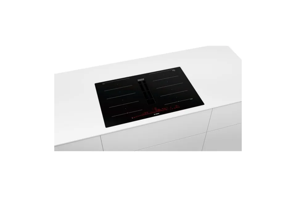 Индукционен плот с вградена вентилация Bosch PXX801D67E Flush mount Серия 8, 80 cm