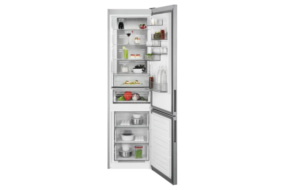 Комбиниран хладилник AEG RCB736E7MX Серия 8000 Cooling 360°, NoFrost, 201 см