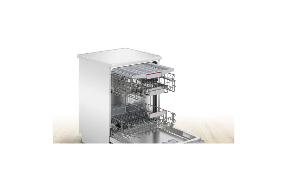 Свободностояща съдомиялна Bosch SMS46KW02E Серия 4, 60 см, 13 комплекта