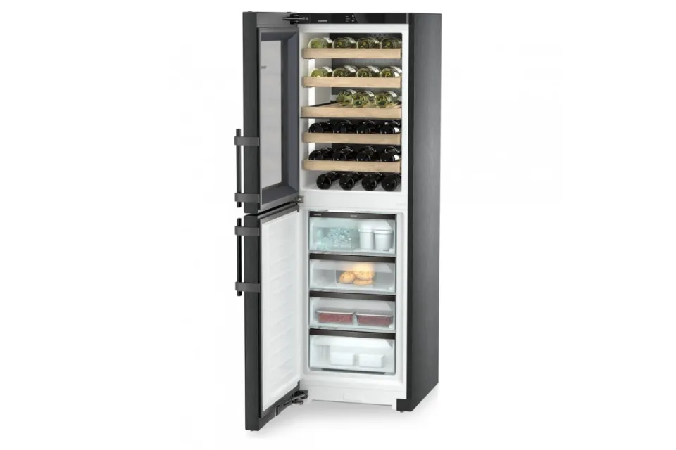 Комбиниран фризер с охладител за вино Liebherr SWNbsd 529i Peak NoFrost IceMaker, 3 зони