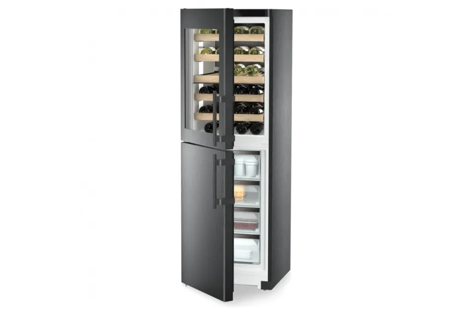 Комбиниран фризер с охладител за вино Liebherr SWNbsd 529i Peak NoFrost IceMaker, 3 зони