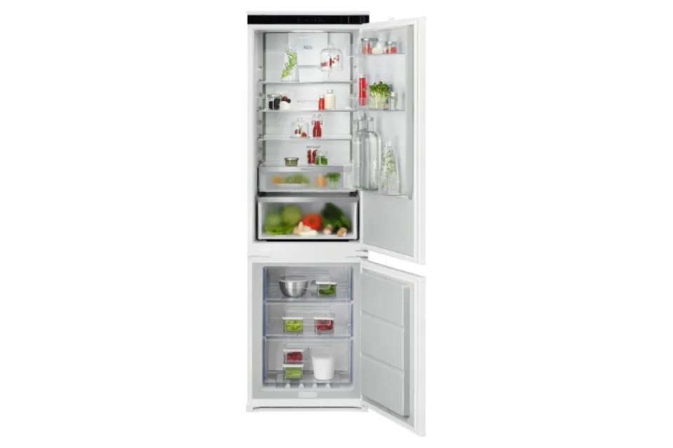 Комбиниран хладилник с фризер за вграждане AEG TC7CS181DS Серия 7000 NFrost, 177 см