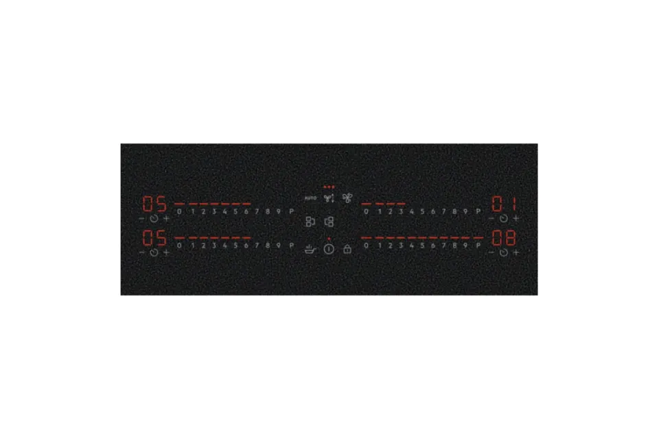 Индукционен плот с вградена вентилация AEG TH84CC23CZ SaphirMatt®, 80 см