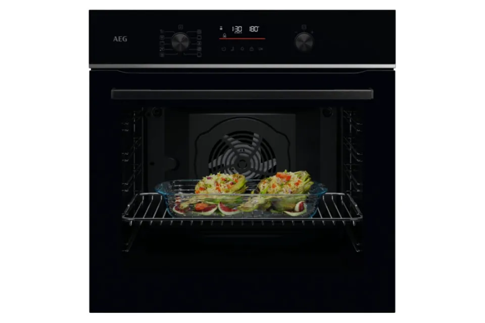 Фурна за вграждане AEG TU5PB431SB Серия 5000 SurroundCook, Пиролиза, 72 л, Клас А++