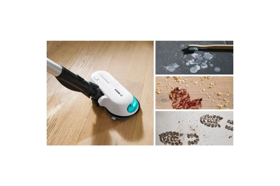Акумулаторна прахосмукачка и моп 2в1 Bosch BCS71HYG2 Unlimited 7 ProHygienic Aqua