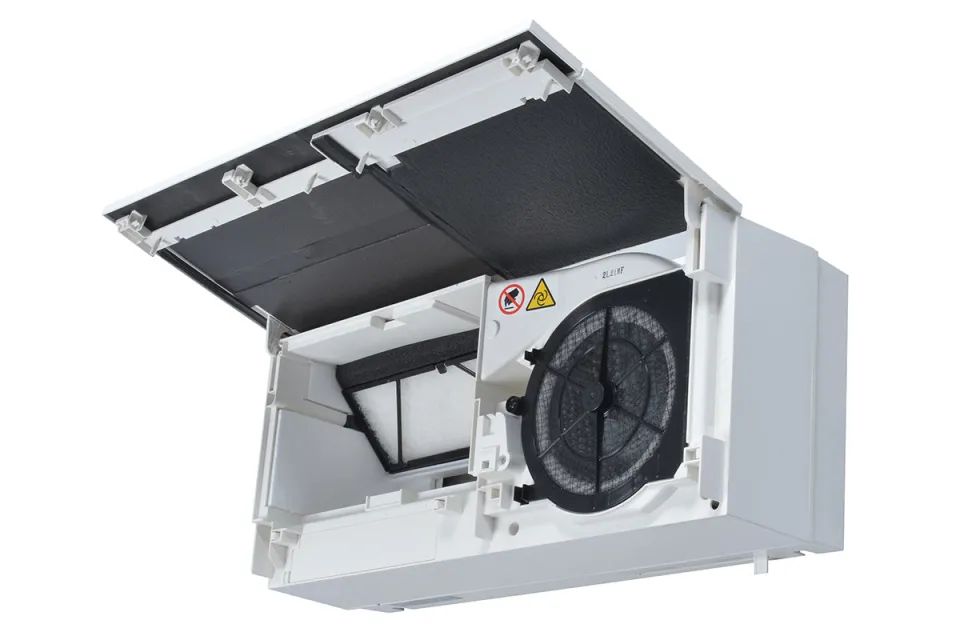 Стенен рекуператор за свеж въздух Mitsubishi Electric Lossnay VL-80U5-E с прекъсвач с шнур